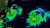 The eye of Super Typhoon Lekima is tracking between Ishigaki and Miyakojima