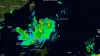 TS Bailu(12W) showing signs of organisation, approaching southern Taiwan