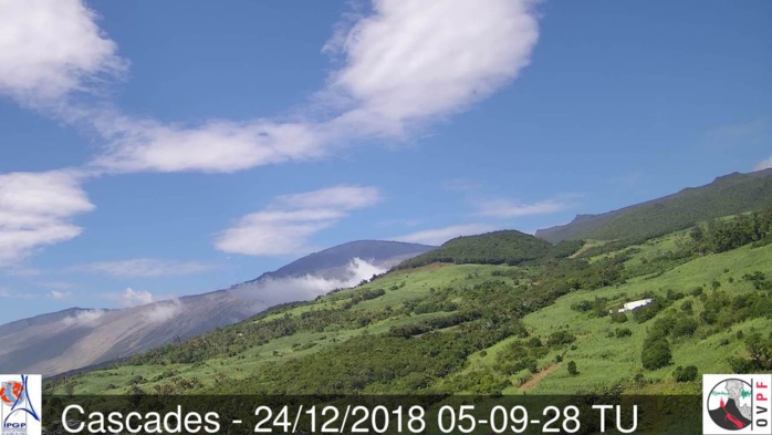 Près de Sainte Rose à 09h09. Près de Sainte Rose à 09h09.