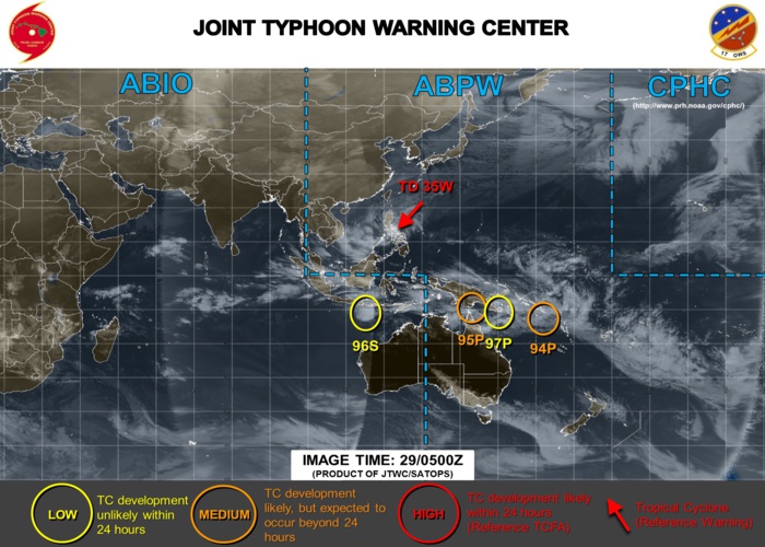 Activité cyclonique en dehors des Mascareignes Activité cyclonique en dehors des Mascareignes