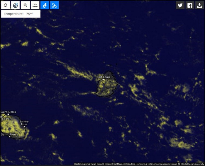 13h30 à Maurice: encore beaucoup de soleil. 13h30 à Maurice: encore beaucoup de soleil.