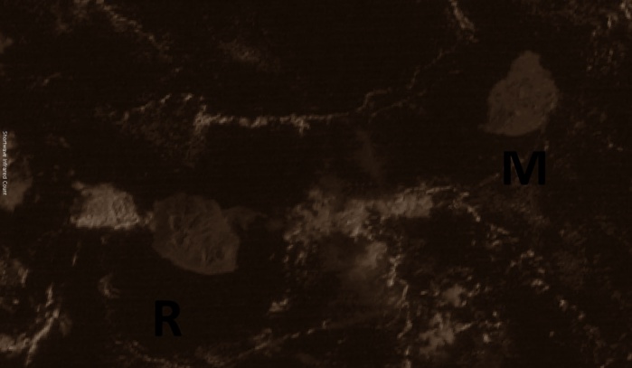 Nos deux bijoux capturés par le satellite géostationnaire indien à 7h. Les nuages qui ont traversé le ciel de la moitié sud de la Réunion pendant la nuit sont à présent en mer entre les îles soeurs. Quelques nuages sont visibles au large du Port. Maurice aussi est sous un soleil implacable.Crédit image: IMD Nos deux bijoux capturés par le satellite géostationnaire indien à 7h. Les nuages qui ont traversé le ciel de la moitié sud de la Réunion pendant la nuit sont à présent en mer entre les îles soeurs. Quelques nuages sont visibles au large du Port. Maurice aussi est sous un soleil implacable.Crédit image: IMD