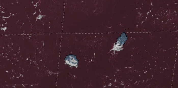 Météosat8 à 13h, haute résolution. R.Maujean,4Bornes. Enhanced par PH. Météosat8 à 13h, haute résolution. R.Maujean,4Bornes. Enhanced par PH.
