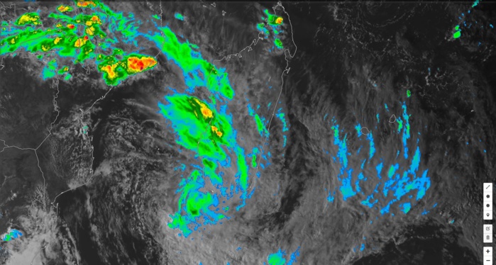 Photo satellite de 18h.