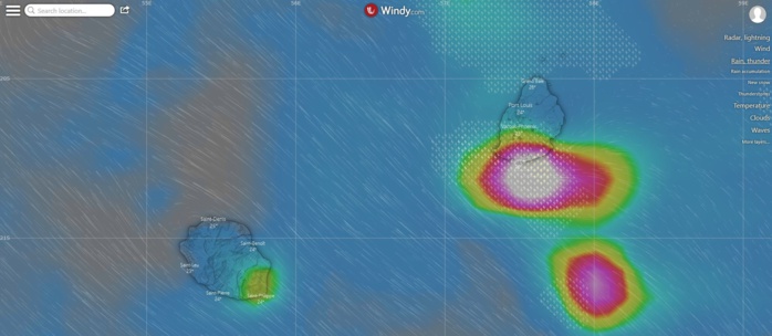 Simulation du modèle européen pour la première partie de la nuit. Simulation du modèle européen pour la première partie de la nuit.