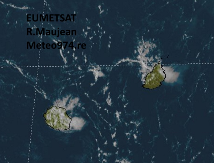 Maurice/Réunion: averses orageuses en cours