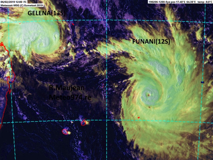 Photo satellite de 16h. Photo satellite de 16h.
