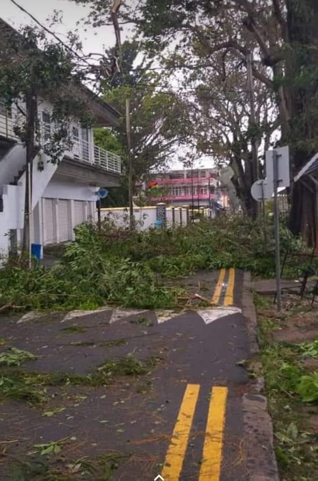 Passage du GELENA à proximité de Rodrigues:  quelques photos envoyées par notre correspondant .