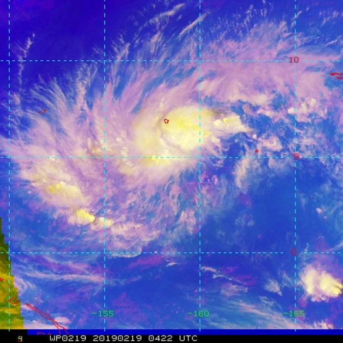 02W expected to intensify rapidly next 4 days while approaching the Yap/Guam area