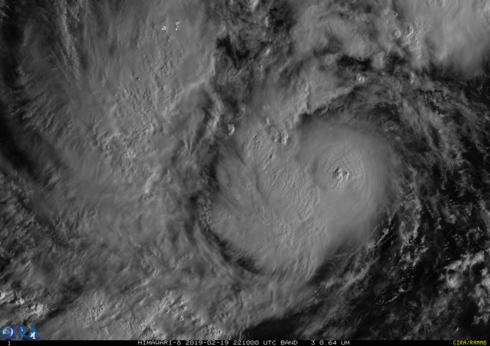 21UTC: WUTIP(02W) forecast to intensify rapidly to a CAT3 US in 3 days while approaching the Guam/Yap area