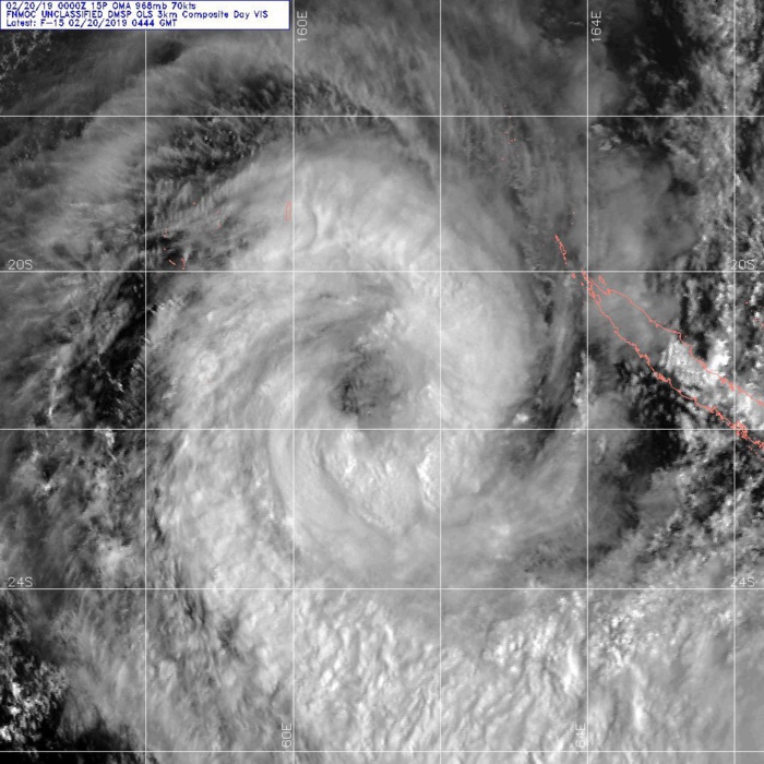 09UTC: cyclone OMA(15P): slow-moving and forecast to weaken next 5 days 09UTC: cyclone OMA(15P): slow-moving and forecast to weaken next 5 days