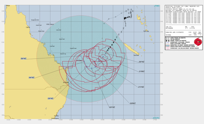 21UTC: cyclone OMA(15P): slow-moving and slowly weakening next 5 days