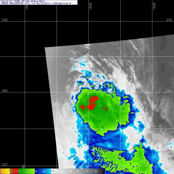 15UTC: cyclone OMA(15P): forecast to dissipate(below 35knots) after 24hours 15UTC: cyclone OMA(15P): forecast to dissipate(below 35knots) after 24hours