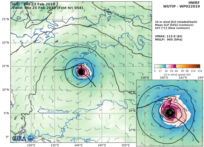 09UTC: typhoon Wutip(02W) Category 4 US, the second February category 4 in 4 years 09UTC: typhoon Wutip(02W) Category 4 US, the second February category 4 in 4 years