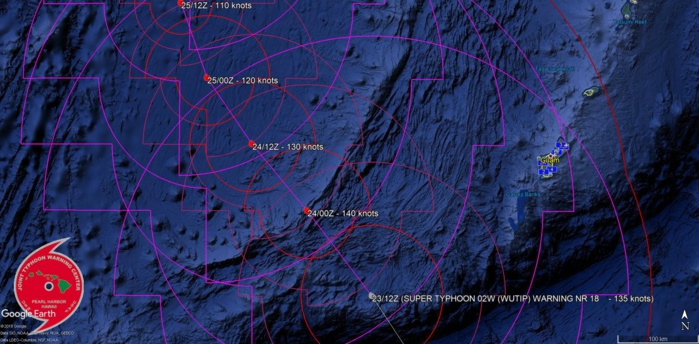 15UTC: Super Typhoon WUTIP(02W) may reach category 5 US within 12hours 15UTC: Super Typhoon WUTIP(02W) may reach category 5 US within 12hours