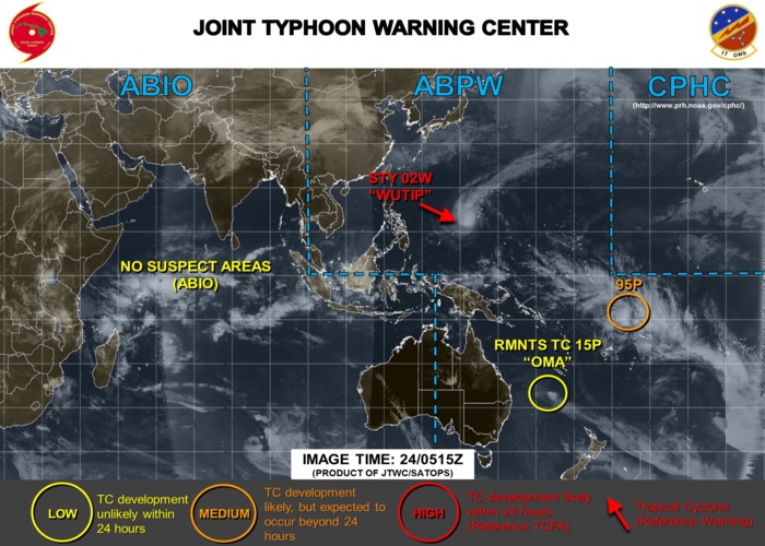 06UTC: South Pacific: Invest 95P: medium chances of development in 24H, and remnants of OMA(15P): subtropical system 06UTC: South Pacific: Invest 95P: medium chances of development in 24H, and remnants of OMA(15P): subtropical system