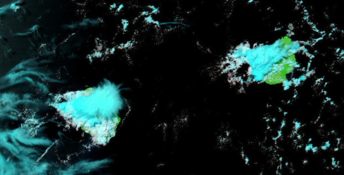 Les Iles Soeurs vues par Aqua à 14h. Les Iles Soeurs vues par Aqua à 14h.