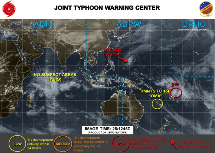 1330UTC: South Pacific: INVEST 95P: development likely within the next 24hours 1330UTC: South Pacific: INVEST 95P: development likely within the next 24hours