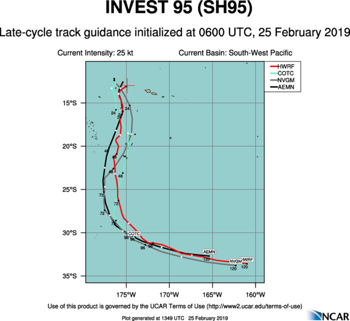 1330UTC: South Pacific: INVEST 95P: development likely within the next 24hours 1330UTC: South Pacific: INVEST 95P: development likely within the next 24hours
