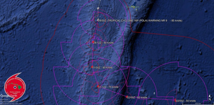 03UTC: Cyclone POLA(16P): Category 2 US near peak intensity 03UTC: Cyclone POLA(16P): Category 2 US near peak intensity