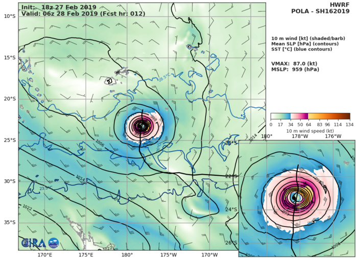 03UTC: Cyclone POLA(16P): Category 2 US near peak intensity 03UTC: Cyclone POLA(16P): Category 2 US near peak intensity