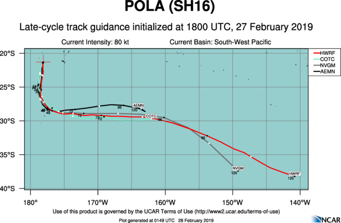 03UTC: Cyclone POLA(16P): Category 2 US near peak intensity 03UTC: Cyclone POLA(16P): Category 2 US near peak intensity