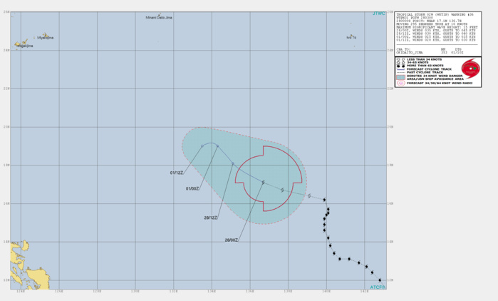 03UTC: WUTIP(02W) weakening rapidly over open seas 03UTC: WUTIP(02W) weakening rapidly over open seas