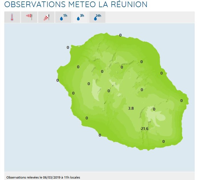 A 11heures la station Météo France de Grand Coude rapportait presque 22mm en 3heures et celle de Boug Murât presque 4mm. Enfin un peu de pluie après cette chaleur presque suffocante de ces derniers jours.