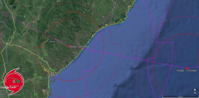 FORECAST LANDFALL AREA FORECAST LANDFALL AREA