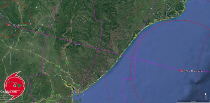 FORECAST LANDFALL AREA FORECAST LANDFALL AREA