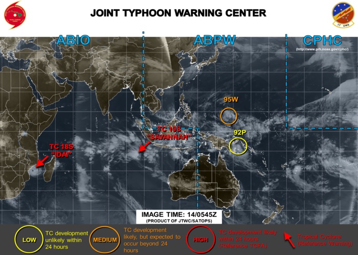 Western North Pacific: 95W still under watch, located 890km to Guam Western North Pacific: 95W still under watch, located 890km to Guam