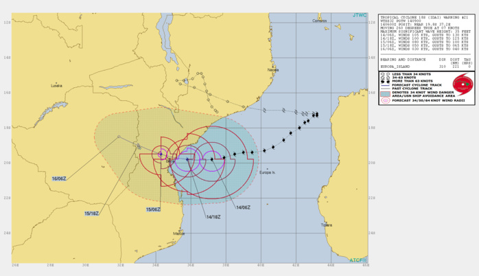 WARNING 21/JTWC WARNING 21/JTWC