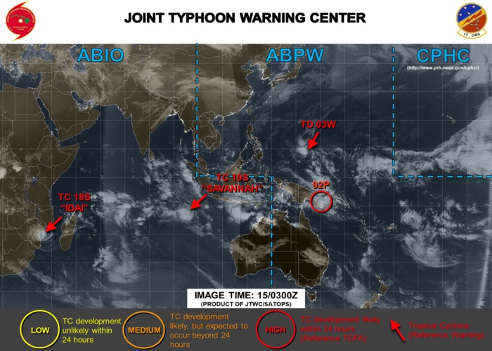 South Pacific: 92P is now likely to develop next 24hours, models indicate possible high potential of intensification in 3 to 4 days South Pacific: 92P is now likely to develop next 24hours, models indicate possible high potential of intensification in 3 to 4 days