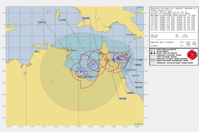 WARNING 1/JTWC