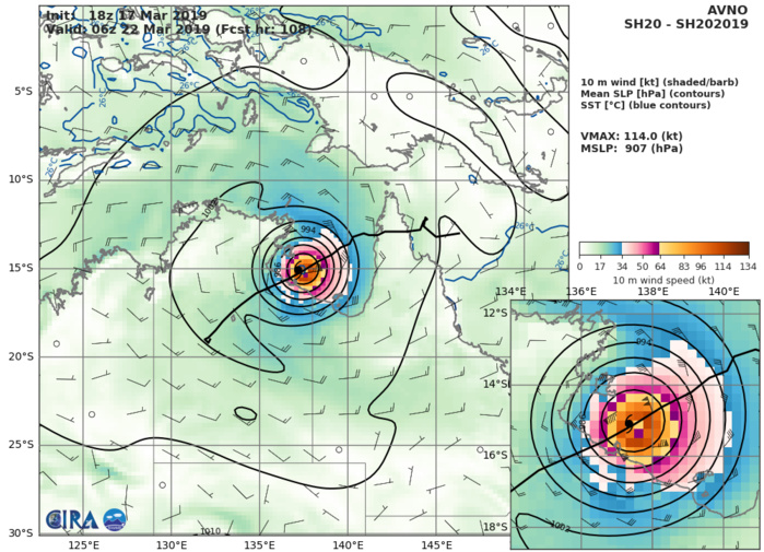 GFS AT 18UTC: 114KT AT +108H GFS AT 18UTC: 114KT AT +108H