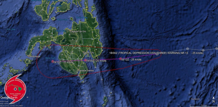 WARNING 13/JTWC WARNING 13/JTWC