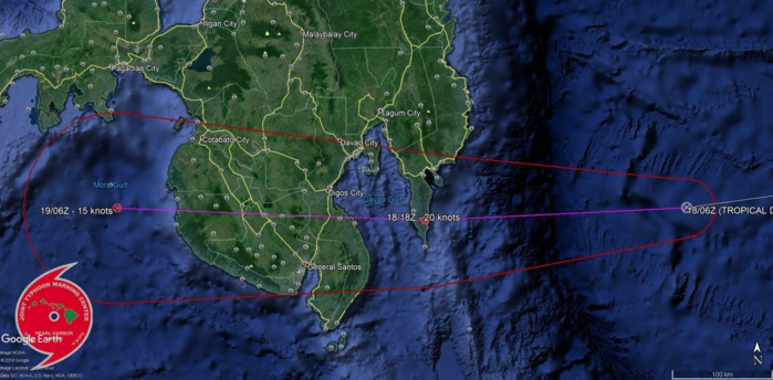 FORECAST LANDFALL AREA