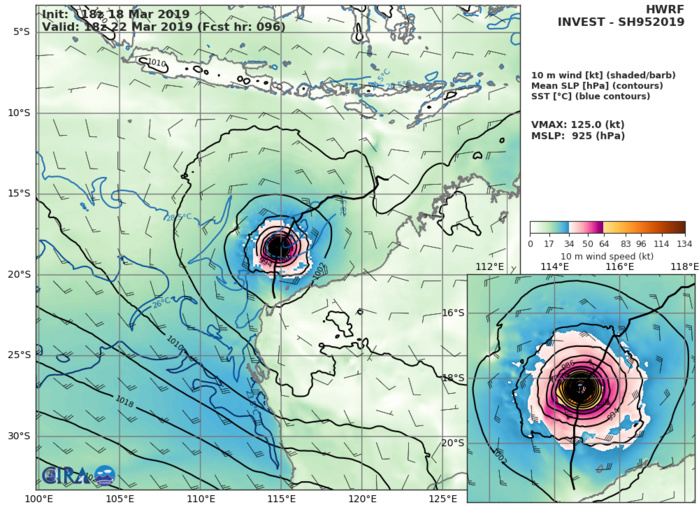 GFS AT 18UTC: 102KT AT +78H GFS AT 18UTC: 102KT AT +78H