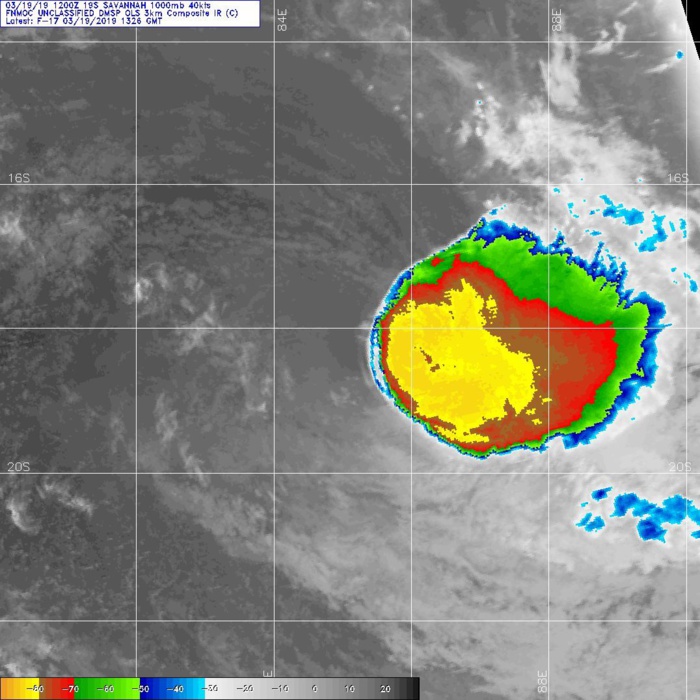 1326UTC. FLARING CONVECTION