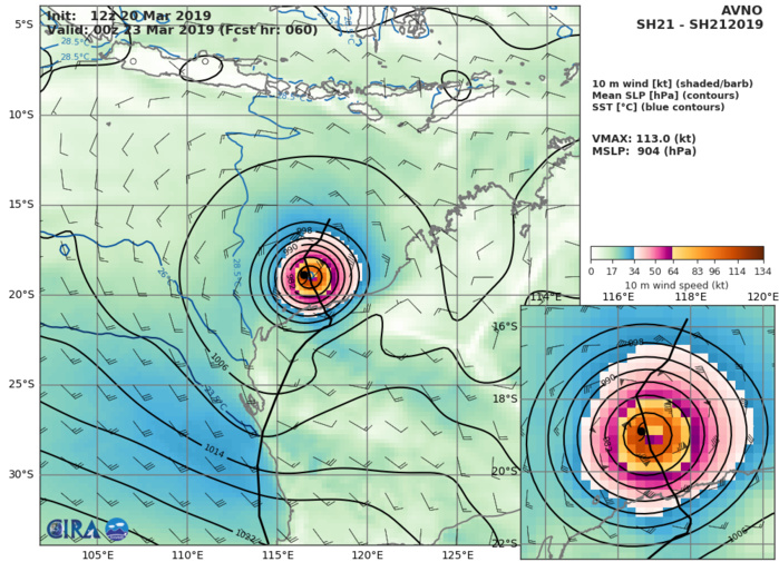 GFS AT 18UTC: 113KT AT +60H