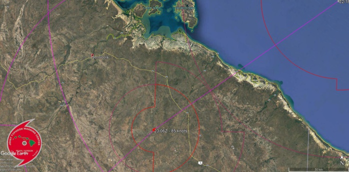 LANDFALL AREA LANDFALL AREA