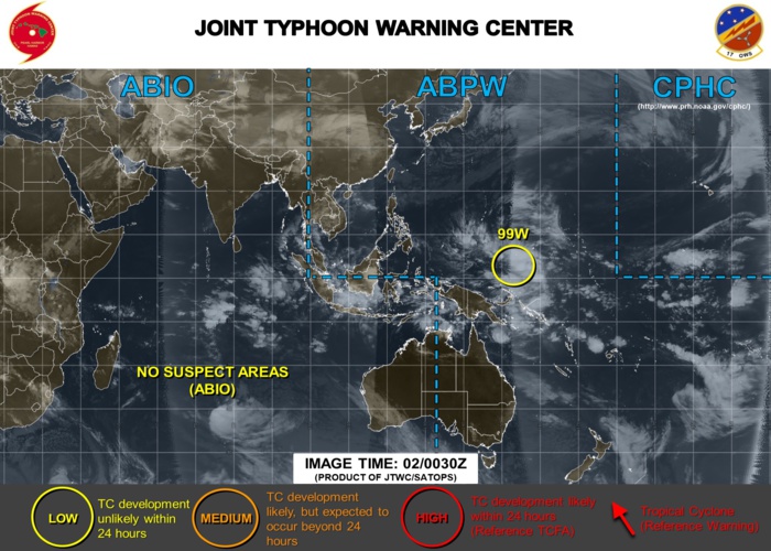 INVEST 99W: 450km to Chuuk may develop into a tropical cyclone in 36/48hours INVEST 99W: 450km to Chuuk may develop into a tropical cyclone in 36/48hours
