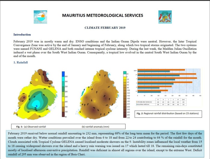 35.1°c sous abri à Port Louis en Février: rapport de la météo mauricienne 35.1°c sous abri à Port Louis en Février: rapport de la météo mauricienne