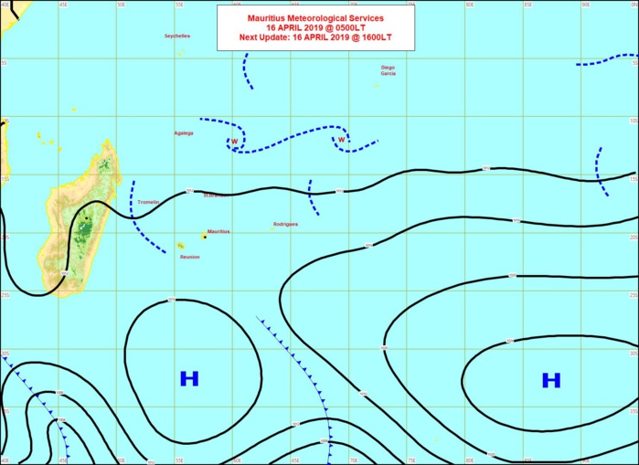 Carte établie ce jour à 04heures.MMS. Carte établie ce jour à 04heures.MMS.