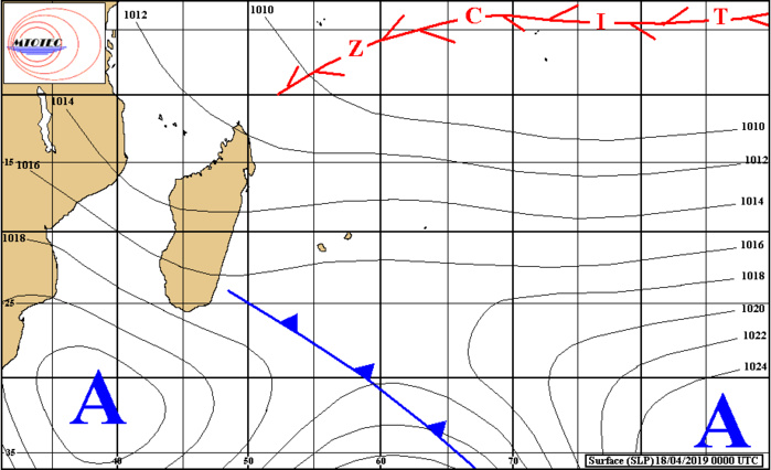 Carte établie à 04heures. MTOTEC Carte établie à 04heures. MTOTEC