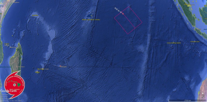 00UTC: South Indian: 90S is likely to intensify next 24hours east of the Chagos