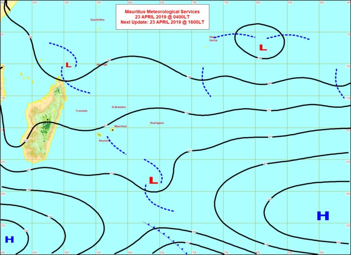 Carte établie à 04heures. MMS Carte établie à 04heures. MMS