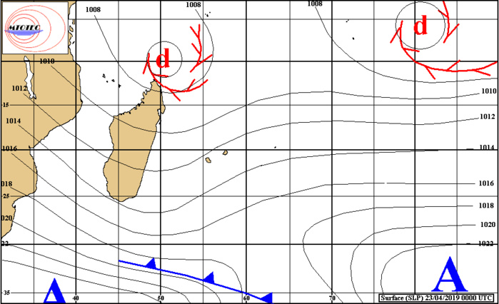 Carte établie à 04heures. MTOTEC Carte établie à 04heures. MTOTEC