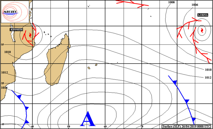Carte établie à 04heures. MTOTEC Carte établie à 04heures. MTOTEC