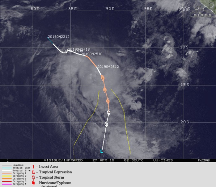 TC LORNA(24S): WARNING 15